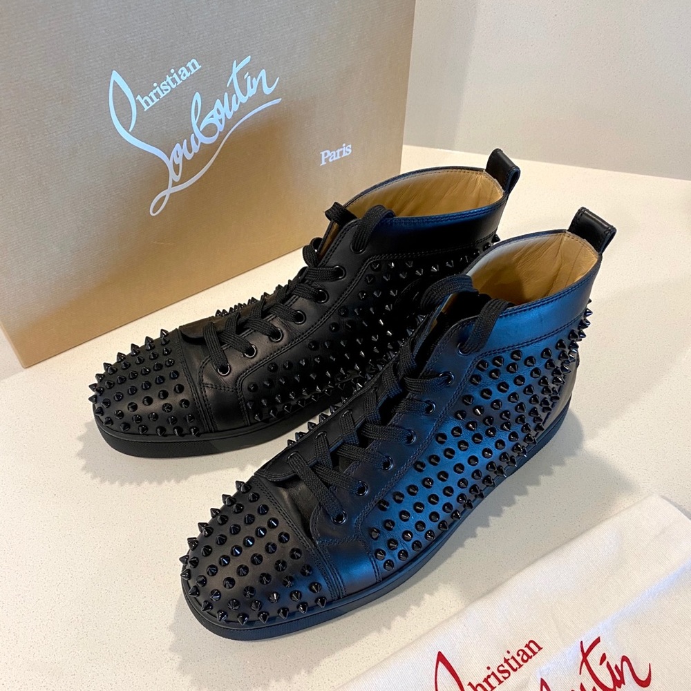 Men’s Christian Louboutin Spike Sneaker - Sz 44.5